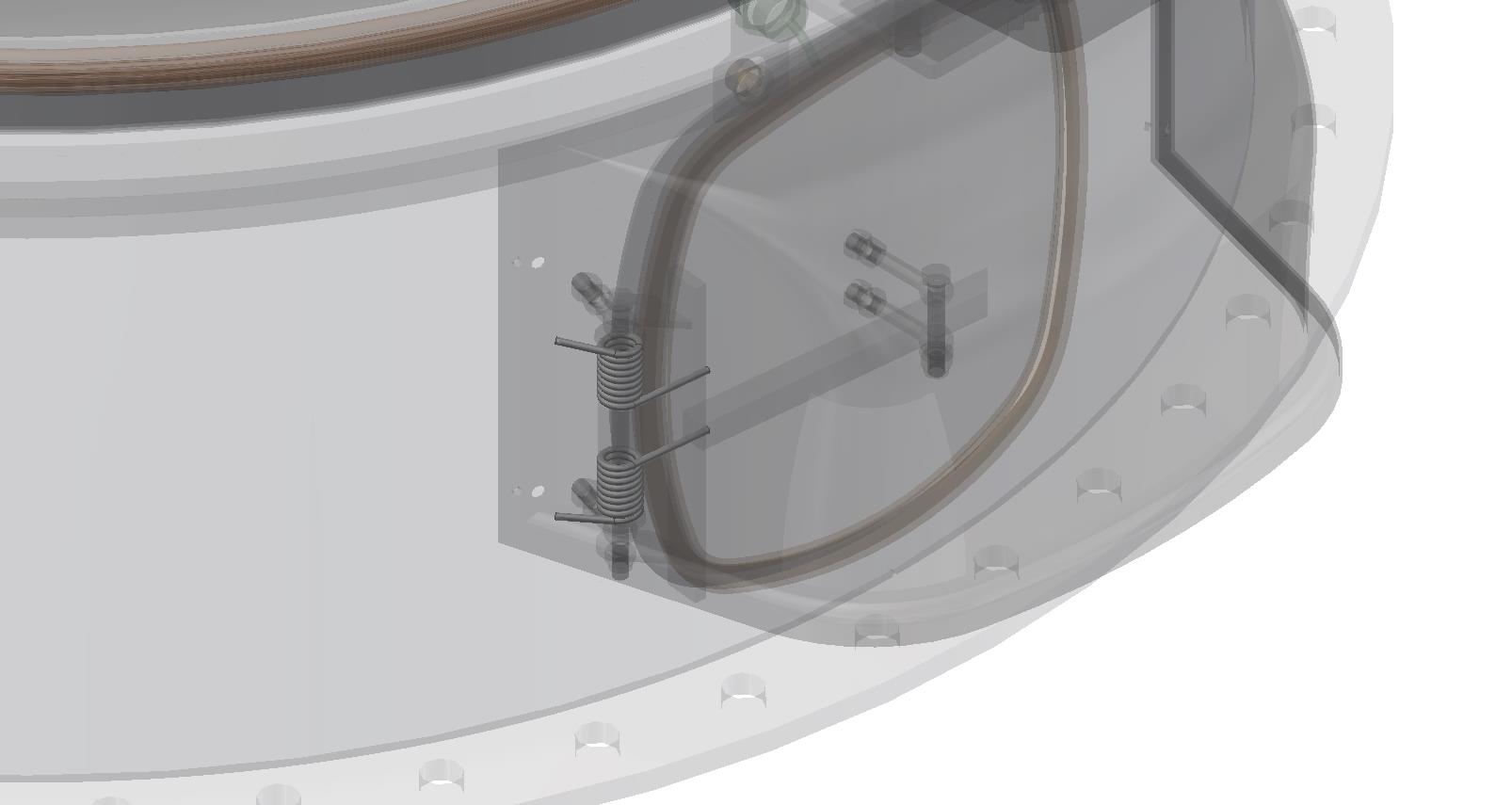 Schenkelfedern für Unterdruckklappe  Schenkelfedern für Unterdruckklappe